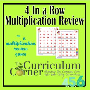 4 in a row multiplication game